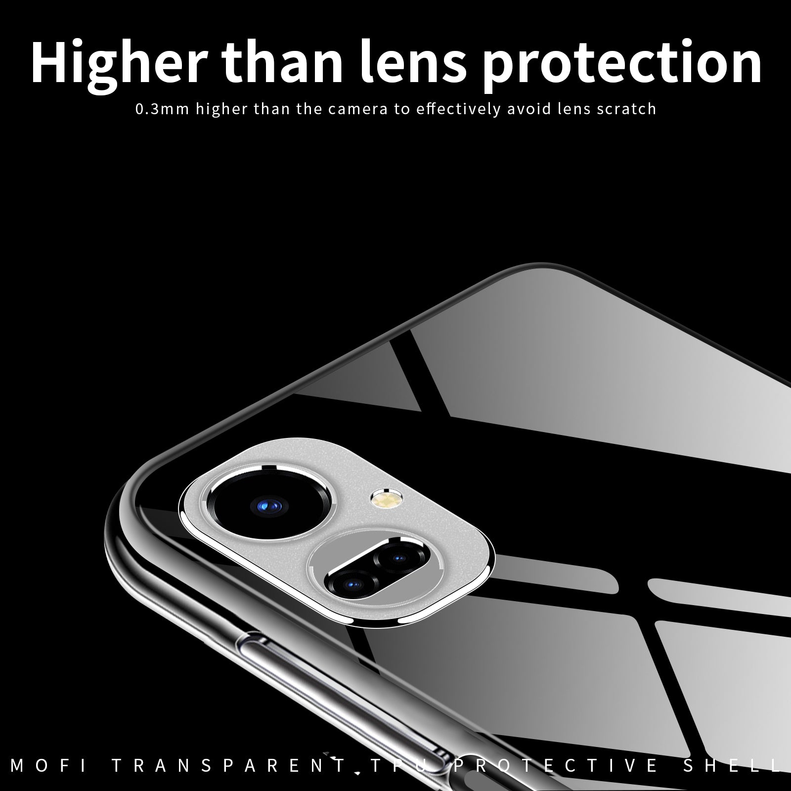 MOFI Anti-drop TPU Phone Case For Tecno Camon 19 4G/19 Pro 4G Scratch-resistant Transparent Phone Cover MOFI Anti-drop TPU Phone Case For Tecno Camon 19 4G/19 Pro 4G Scratch-resistant Transparent Phone Cover